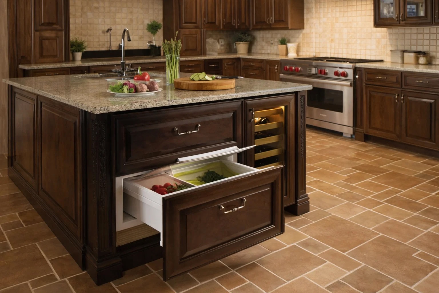 Sub-Zero 700BR refrigerator drawer pulled open with rattling and glide issues